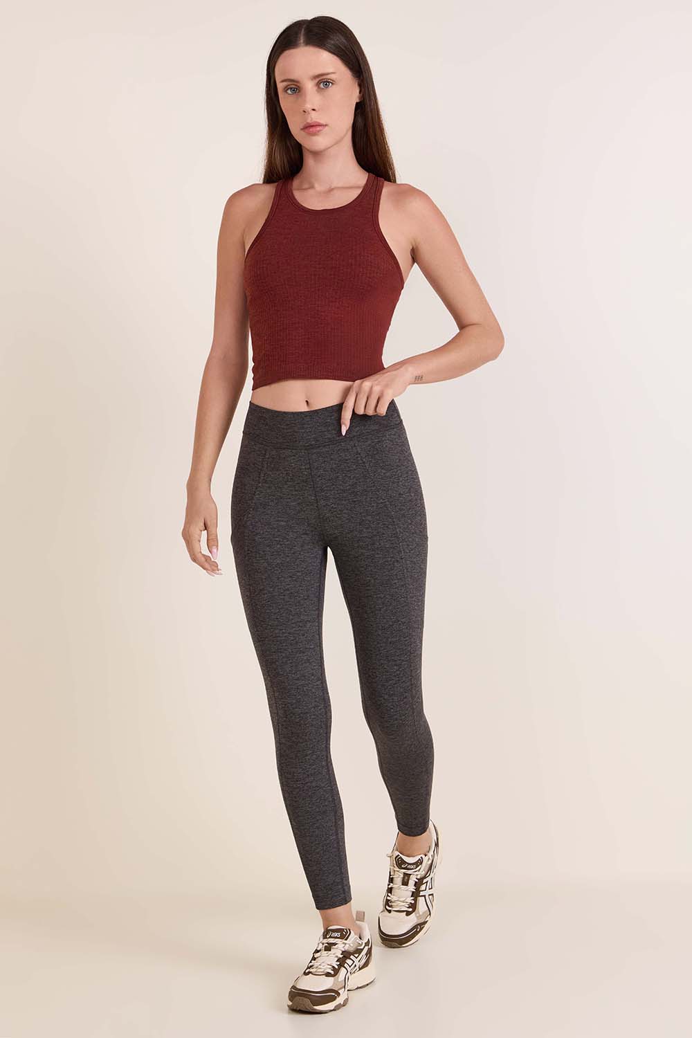 Ebb to Street Cropped Racerback Tank